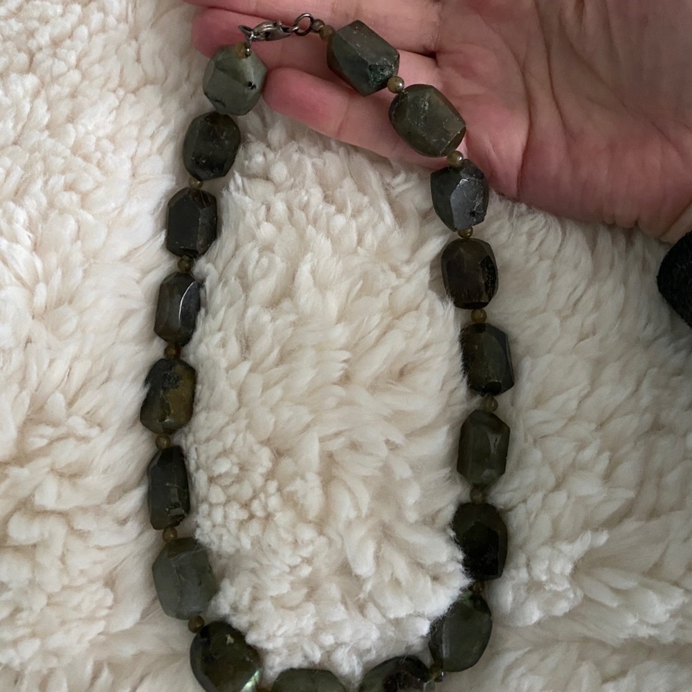 Labradorite Statement Necklace - image 1